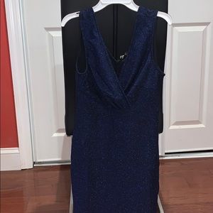 Blue Sparkle Dress Medium